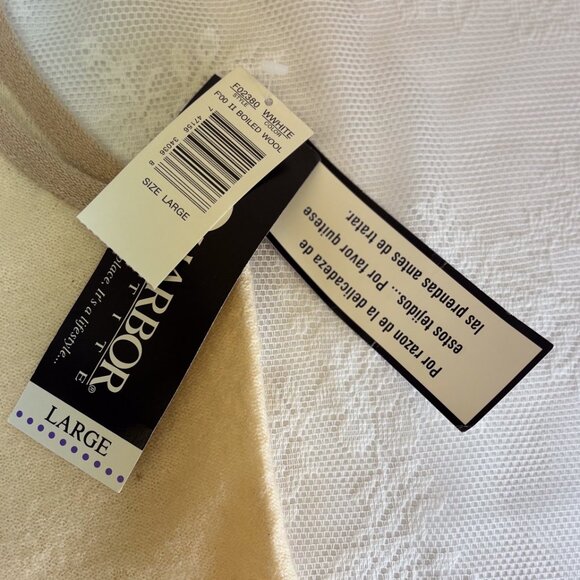 Women's Vintage Embroidered Whimsical Wool Spring Sweater Vest Sag Harbor - Picture 9 of 12